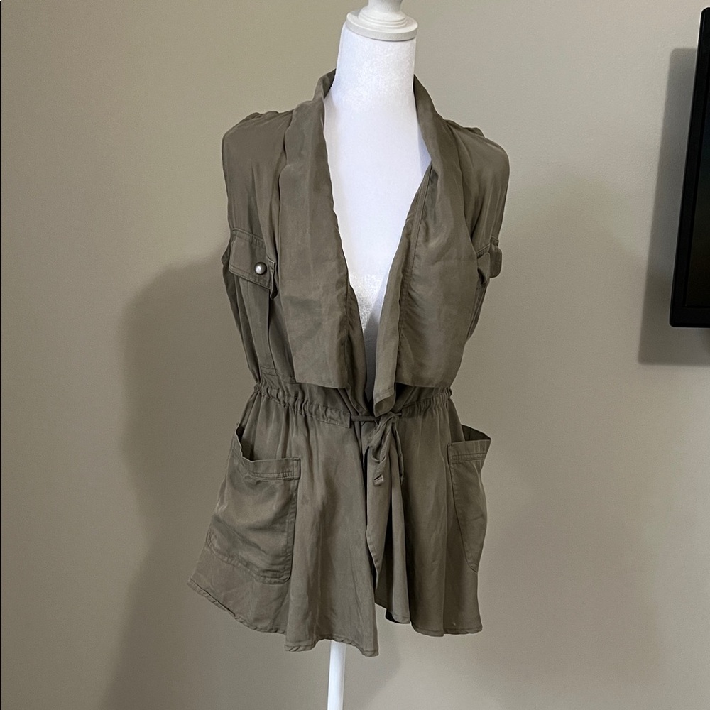 Women's Olive Green Vest
